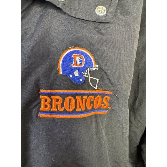 Vintage 80s/90s Broncos Jacket Mens Large M & M Sports Quilted Lined made in USA - Picture 9 of 9